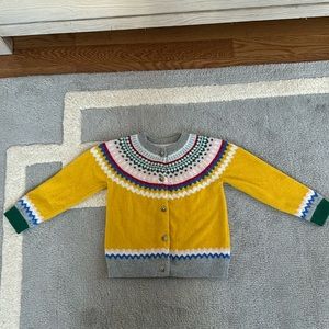 Mini Boden Cardigan Sweater 3-4Y